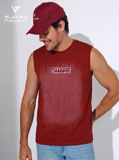 Sleeveless shirt p1046